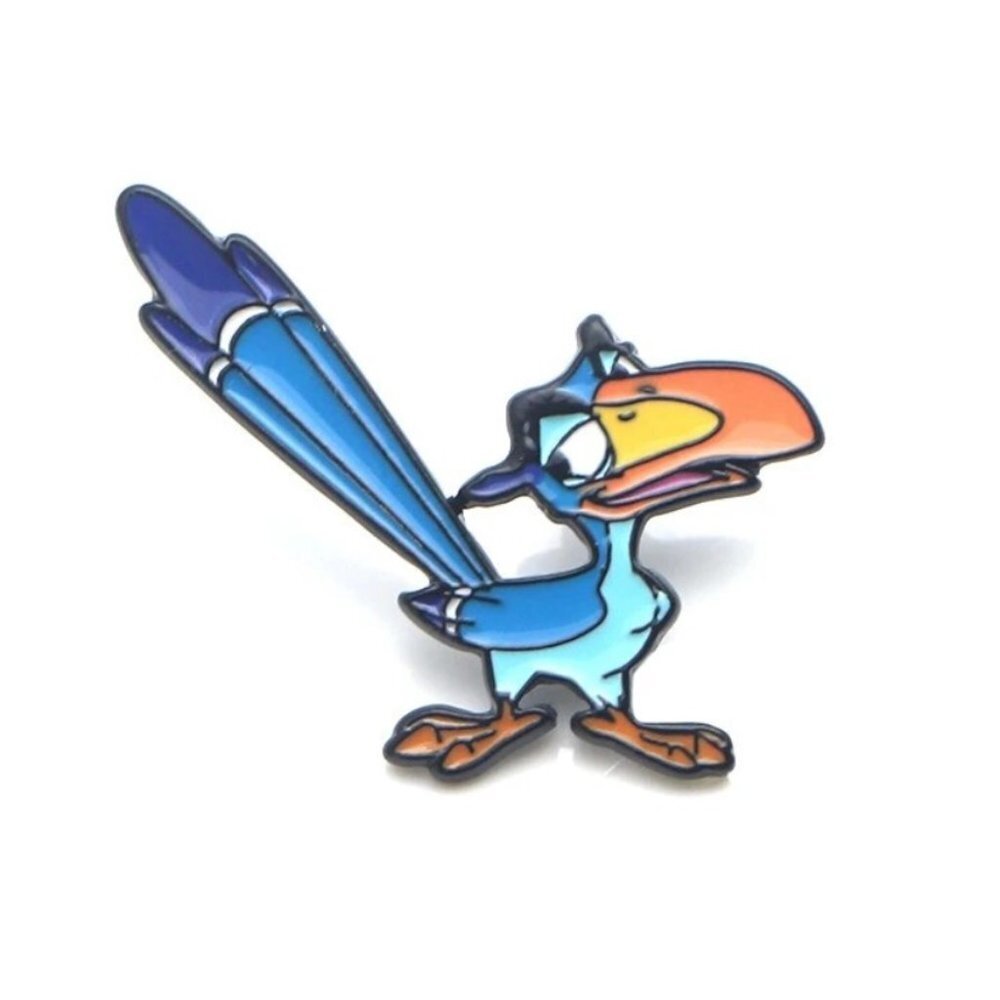 Lion King Zazu jewelry pin brooch fashion cute adorable brand new multi-color